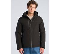 Parka LINDBERGH "Parka Relaxed Fit", Herren, Gr. XXL, schwarz, Obermaterial: 88% Polyester, 12% Elasthan. Futter: 100% Polyester. Füllung: 100% Polyester, unifarben, lässig geschnitten, Jacken Parka (