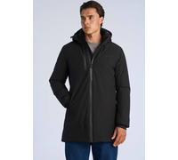 Parka LINDBERGH "Parka Relaxed Fit", Herren, Gr. XXL, schwarz, Obermaterial: 88% Polyester, 12% Elasthan. Futter: 100% Polyester. Füllung: 100% Polyester, unifarben, lässig geschnitten, Jacken Parka (