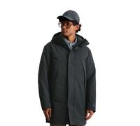 Parka MARC O'POLO DENIM, Herren, Gr. XXL, schwarz, Web, Obermaterial: 100% Polyester, regular fit hüftbedeckend, Windstopperbündchen, Jacken Parka, regular mit leichter Wattierung (96557563-XXL) schwa