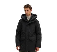 Marc O'Polo Herren Winterjacke -Stadium Jacket, langer Parka, Kapuze, wasserabweisend Schwarz / XL XL Schwarz