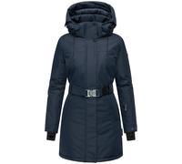 Parka mit abnehmbarer Kapuze und Taillengürtel "Frostkuss 14" Navy XXL