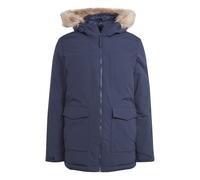 Parka mit Fellkapuze adidas Blau M