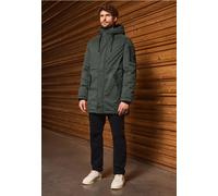 Wintermantel STREET ONE MEN, Herren, Gr. 3XL (48), grün (woodland grün), Web, Obermaterial: 53% Polyester, 37% Baumwolle, 10% Nylon. Futter: 100% Polyester, unifarben, comfort fit normal, ohne Ausschn