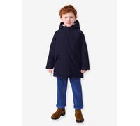 Parka mittellang Kinder PETIT BATEAU, Kapuze blau Gr. 140