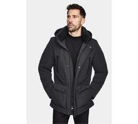 Parka NEW CANADIAN, Herren, Gr. 60, schwarz, 100% Polyester, unifarben, lang, ohne Ausschnitt, Jacken Parka, mit wind- und wasserabweisendem Obermaterial (93214628-60) schwarz
