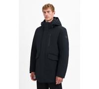 Parka NO EXCESS "No Excess Langer Parka mit Kapuze MIKE Jacket", Herren, Gr. M, schwarz, 100% Polyester (Recycelt), Jacken Parka (51669434-M)