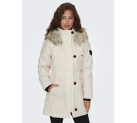 Only Parka mit Kunstfell Modell 'IRIS' in Ecru, Größe XS