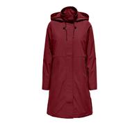 Parka ONLY "ONLKARA LIFE PARKA CC OTW", Damen, Gr. M, rot (cabernet), Web, Obermaterial: 100% Polyester, unifarben, relaxed fit, Jacken Parka (34955867-M)