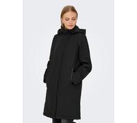 Parka ONLY "ONLKARA PARKA OS OTW", Damen, Gr. L, schwarz, Web, Obermaterial: 100% Polyester, unifarben, Po-bedeckend, Jacken Parka (35725824-L) schwarz