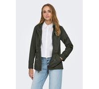 Parka ONLY "ONLLORCA LIFE CANVAS PARKA CC OTW", Damen, Gr. S, kambaba, Web, Obermaterial: 80% Polyester, 20% Baumwolle, unifarben, regular fit hüftlang, Jacken Parka (38441821-S) kambaba