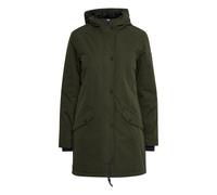 OXMO OXTamila Damen Übergangsmantel Parka Lange Jacke mit Kapuze, Größe:XL, Farbe:Rosin (190509)