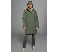 Parka POLARINO, Damen, Gr. 40, grün (khaki), Web, Obermaterial: 100% Polyester. Futter: 100% Polyester. Wattierung: 100% Polyester, Rippstrickbündchen, Jacken Parka, Atmungsaktiv, winddicht, wasserdic