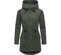 Parka RAGWEAR "Alysa", Damen, Gr. XL (42), gelbgrün, Obermaterial: 100% Polyester; Innenfutter: 100% Polyester, tailliert Po-bedeckend, hoch geschlossener Ausschnitt, Ärmel ohne Ärmelschlitz normaler