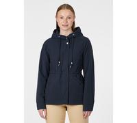 Parka RAGWEAR "DANKIRA", Damen, Gr. M, navy, Web, Obermaterial: 68% Baumwolle, 32% Polyamid, unifarben, Po-bedeckend, Jacken Parka, Mit Kordelzug zum Taillieren (66376943-M) navy