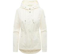 Parka RAGWEAR "Dankira", Damen, Gr. S (36), elfenbeinfarben, Obermaterial: 68% Baumwolle, 32% Nylon; Innenfutter: 100% Polyester, figurumspielend hüftbedeckend, hoch geschlossener Ausschnitt, Ärmel mi