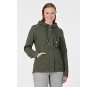 Parka RAGWEAR "DANKIRA", Damen, Gr. XXL, schwarz olive, Web, Obermaterial: 68% Baumwolle, 32% Polyamid, unifarben, Po-bedeckend, Jacken Parka, Mit Kordelzug zum Taillieren (43562255-XXL)