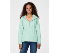 Parka RAGWEAR "DANKKA", Damen, Gr. XL, mint, Web, Obermaterial: 100% Polyester, unifarben mit Farbeinsatz, normal, Jacken Parka, Mit Kordelzug, geblümtem Futter und reflektierenden Kordeln (56973259-X