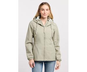 Parka RAGWEAR "DANKKA", Damen, Gr. XXL, dusty olive, Web, Obermaterial: 100% Polyester, unifarben mit Farbeinsatz, normal, Jacken Parka, Mit Kordelzug, geblümtem Futter und reflektierenden Kordeln (68