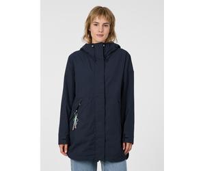 Parka RAGWEAR "LAMYJA B", Damen, Gr. M, blau (navy), Web, Obermaterial: 68% Baumwolle, 32% Polyamid, unifarben, Po-bedeckend, Jacken Parka, Baumwollmix mit Antistatic-Finish und coolem Key-Chain (2793
