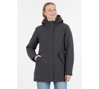 Parka RAGWEAR "NAVANUTI", Damen, Gr. XL, grau (dunkelgrau), Web, Obermaterial: 96% Polyester, 4% Elasthan, unifarben, hüftbedeckend, gerader Abschluss, Jacken Parka (37047529-XL)
