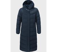 Schöffel Damen Down Coat Style Vindave WMS, wasserabweisender Wintermantel aus recyceltem Material, wärmende Daunenjacke mit legerer Passform, navy blazer, 44