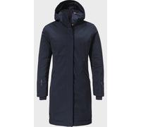 Parka SCHÖFFEL "Ins Coat Style Gregale WMS", Damen, Gr. 46, blau (8820, blau), Oberstoff: Aussenseite: 100% Polyester. (Membran: Thermoplastisches Polyurethan). Futter: 100% Polyester. Wattierung: 100