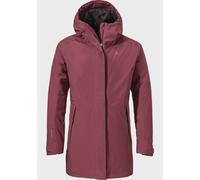 Parka SCHÖFFEL "Parka Style Froda WMS", Damen, Gr. 38, pink (3825, pink), Oberstoff: Aussenseite: 100% Polyester. (Membran: Polyester). Futter: 100% Polyester. Wattierung: 100% Polyester, regular fit,