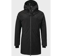 Parka SCHÖFFEL "Urban Ins Parka Style Crivat WMS", Damen, Gr. 42, schwarz (9990, schwarz), Oberstoff: Aussenseite: 100% Polyester; (Membran: Thermoplastisches Polyurethan); Futter: 100% Polyester; Wat
