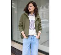 Parka STREET ONE STUDIO, Damen, Gr. 36, lichen grün, Web, Obermaterial: 53% Baumwolle, 40% Polyester, 7% Nylon; Futter: 100% Polyester, unifarben, normal normal, ohne Ausschnitt, abgesteppt, Jacken Pa