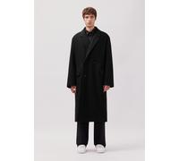 Parka STUDIO SEIDENSTICKER "Studio", Herren, Gr. S/M, schwarz, 70% Polyester, 30% Wolle, unifarben, Jacken Parka (97405910-S) schwarz