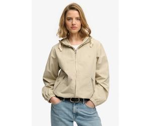 Parka SUPERDRY "HOODED WASHED TWILL JKT", Damen, Gr. XL, peyote beige, Web, Obermaterial: 100% Baumwolle, unifarben, relaxed fit normal, Jacken Parka (38928636-XL) peyote beige