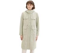 Parka TOM TAILOR Gr. L, grün (desert green) Damen Jacken Lange mit Brusttaschen (62354469-L)