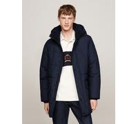 Tommy Hilfiger Herren Daunenmantel Rockie Utility Parka mit Knopfleiste, Blau (Desert Sky), XXL