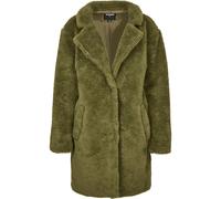 Parka URBAN CLASSICS "Damen Ladies Oversized Sherpa Coat" Gr. M, grün (olive) Damen Jacken Parkas (43068349-M)