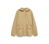 Parka VERO MODA "VMPAISLEY PARKA JACKET NOOS", Damen, Gr. S, kelp, Web, Obermaterial: 100% Polyester, unifarben, regular fit hüftbedeckend, Jacken Parka, mit Taillen-Kordelzug (39483109-S) kelp