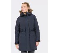 Parka WHISTLER "Bluff", Damen, Gr. 48, blau, 92% Polyester, 8% Elasthan, unifarben, normal, ohne Ausschnitt, Jacken Parka, mit wasserdichten und wärmenden Eigenschaften (89327468-48) blau