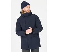 Parka WHISTLER "Bluff", Herren, Gr. S, blau, 92% Polyester, 8% Elasthan, unifarben, normal, ohne Ausschnitt, Jacken Parka, mit wasserdichten Eigenschaften (59268511-S) blau