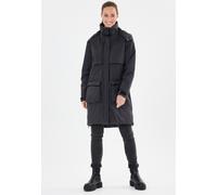 Parka WHISTLER "Mombay", Damen, Gr. 42, grau (dunkelgrau), 100% Polyester, unifarben, normal, ohne Ausschnitt, Jacken Parka, mit atmungsaktiver und feuchtigkeitsregulierender Eigenschaft (28317525-42)