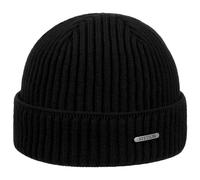 Stetson Unisex Beanie Merino Wool Black OneSize