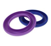 Parliky 2 Stück Silikon Spulenhalter Nähspulenkasten Mittelgroß Spulen Aufbewahrungsbox mit Abdichtung für Haushaltsnähmaschinen Leicht und Praktisch für Nähmaschinenzubehör