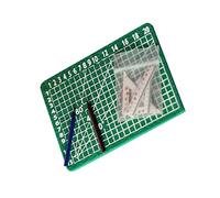 Parliky 5-Teiliges Lineal Ornament Scale/Mat Cutting Mini Haus Miniatur Lineal Puppenzubehör