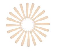 Parliky Kleiner Holzbaseballschläger Schlüsselanhänger 75cm aus Holz 25 Stück Selbstgemacht Sport Schmuckanhänger für Halsketten und Armbänder