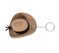 Parliky Mini Western Cowboy Hut Schlüsselanhänger Kleines Leichtes Taschenanhänger accessoire Kreative Dekoration für Handtasche Rucksack Geldbeutel Langlebiger und Modischer