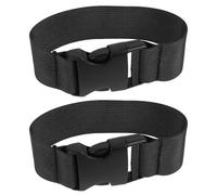 Parliky Outdoor Gürteltaschen Verlängerung 2 Stück Robuster Hüftgurt Verlängerungsgurt aus Abriebfestem Material Praktische Rucksack und Sling Tasche Erweiterung für Wandern und Camping