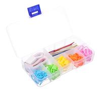 Parliky Stopfnadeln mit Großem Öhr - 1 Satz Stumpfe Verschleißfeste Wollnadeln aus Metall Stricknadeln für Pullover Schals Strickzubehör für Näh und Bastelprojekte