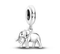 Parmuz 925 Sterling Silber Charms für Armband Frau Liebe Herz Böses Auge Gänseblümchen Blume Anhänger Perlen für Halskette Hund Katze Charme Schmuck Geschenk für Sie