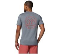 Parsons Point Back Graphic Herren T-Shirt, grau, Gr. XXL
