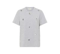 Part Two Damen Jaminapw T-Shirt, Grey Melange Embellishment, X-Large