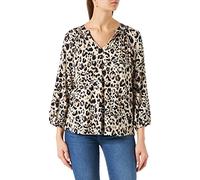 Part Two Damen Mileapw Ts Relaxed Fit 3/4 Sleeves T-Shirt, Neutral Leo Print, M