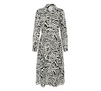 Part Two Damen Shelbypw Kleid, Schwarzer Tierdruck, 44
